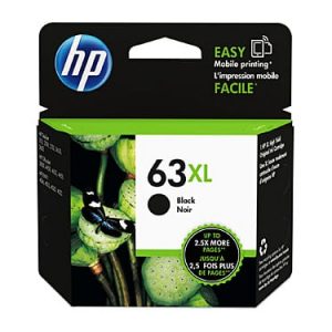 Genuine HP 63XL (F6U64AA) Black ink cartridge - 480 pages