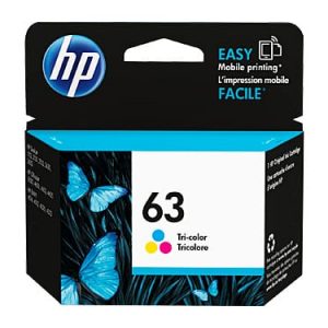 Genuine HP 63 (F6U61AA) Colour ink cartridge - 165 pages