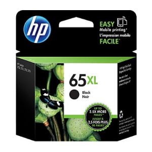 Genuine HP 65XL (N9K04AA) Black High Yield ink cartridge - 300 pages
