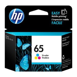Genuine HP 65 (N9K01AA) Colour ink cartridge - 100 pages