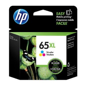 Genuine HP 65XL (N9K03AA) Colour High Yield ink cartridge - 300 pages