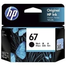 Genuine HP 67(3YM56AA) Black ink Cartridge - 120 pages