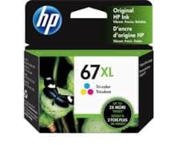 Genuine HP 67(3YM58AA) Tri Colour High Yield ink Cartridge - 200 pages