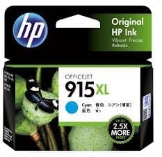 Genuine HP 915XL (3YM19AA) Cyan ink cartridge - 825 pages