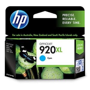 Genuine HP 920 (CD972AA) Cyan High Yield ink cartridge - 700 pages