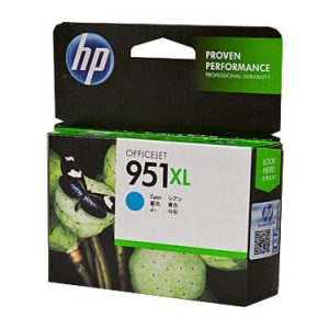 Genuine HP 951XL (CN046AA) Cyan High Yieldink cartridge - 1,500 pages