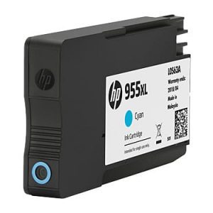 Genuine HP 955XL (L0S63AA) Cyan High Yield ink cartridge - 1,600 pages