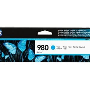 Genuine HP 980 (D8J07A) Cyan ink cartridge - 6,600 pages