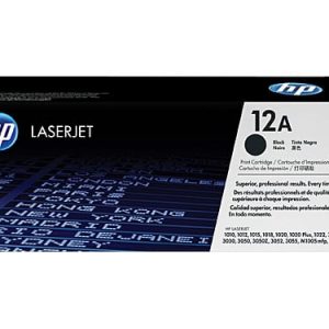 Genuine HP 12A (Q2612A) Black toner cartridge - 2,000 pages
