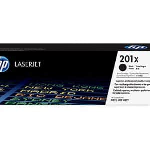 Genuine HP 201X (CF400X) Black High Yield toner cartridge - 2,800 pages