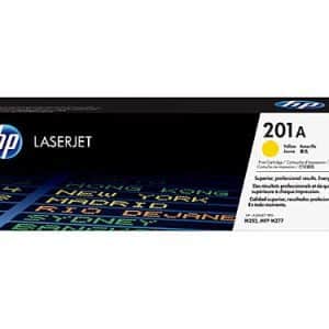 Genuine HP 201A (CF402A) Yellow toner cartridge - 1,400 pages