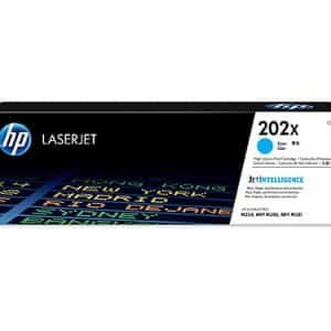 Genuine HP 202X (CF501X) Cyan toner cartridge - 2,500 pages