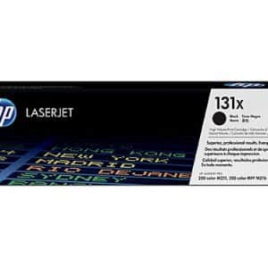 Genuine HP 131X (CF210X) Black High Yield toner cartridge - 2,400 pages