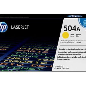 Genuine HP 504A (CE252A) Yellow toner cartridge - 7,000 pages