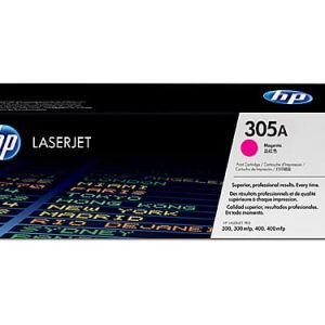 Genuine HP 305A (CE412A) Yellow toner cartridge - 2,600 pages