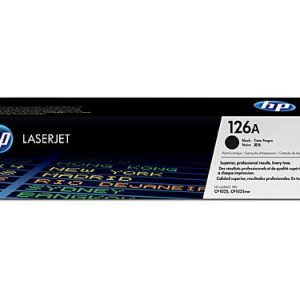 Genuine HP 126A (CE310A) Black toner cartridge - 1,200 pages