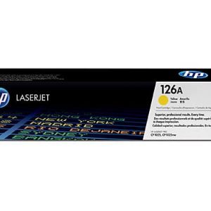 Genuine HP 126A (CE312A) Yellow toner cartridge - 1,000 pages