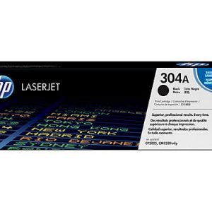 Genuine HP 304A (CC530A) Black toner cartridge - 3,500 pages