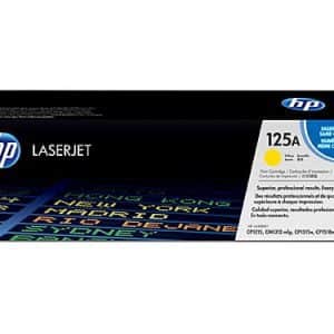 Genuine HP 125A (CB542A) Yellow toner cartridge - 1,400 pages