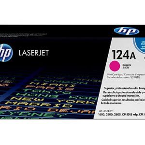 Genuine HP 124A (Q6003A) Magenta toner cartridge - 2,000 pages