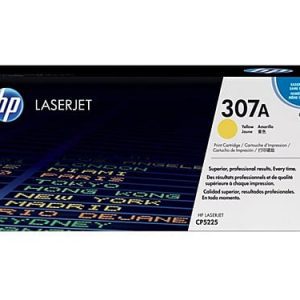 Genuine HP 307A (CE742A) Yellow toner cartridge - 6,000 pages