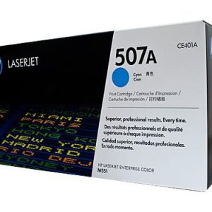 Genuine HP 507A (CE401A) Cyan toner cartridge - 6,000 pages
