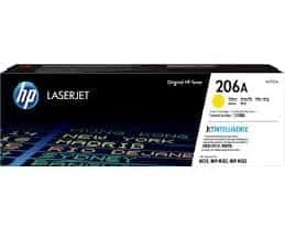 Genuine HP206A (W2112A) Yellow toner cartrtdge - 1,250 pages
