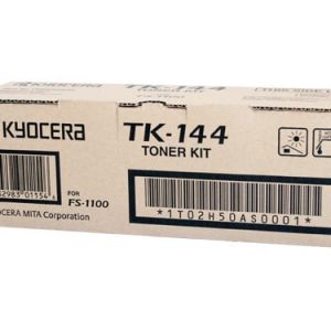 Genuine Kyocera TK-144 Black toner cartridge - 4,000 pages