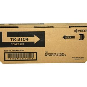 Genuine Kyocera TK-3104 Black toner cartridge - 12,500 pages