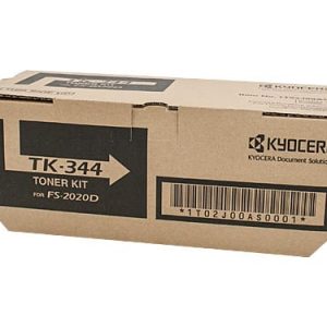 Genuine Kyocera TK-344 Black toner cartridge - 12,000 pages