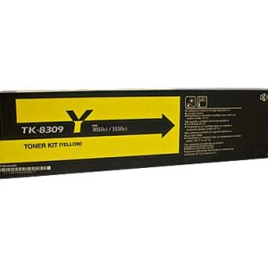 Genuine Kyocera TK-8309Y Yellow toner cartridge - 15,000 pages