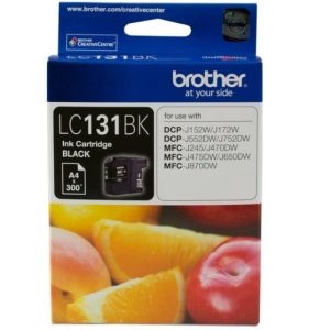 Genuine Brother LC-131 Black ink cartridge - 300 pages