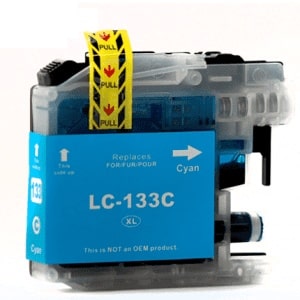 Compatible Brother LC-131/133 Cyan ink cartridge - 800 pages
