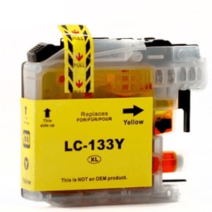 Compatible Brother LC-131/133 Yellow ink cartridge - 800 pages