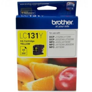 Genuine Brother LC-131 Yellow ink cartridge - 300 pages