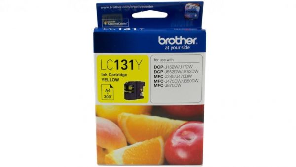 Genuine Brother LC-131 Yellow ink cartridge - 300 pages