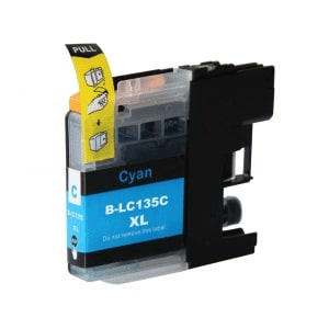 Compatible Brother LC-135XL Cyan High Yield ink cartridge - 1,200 pages