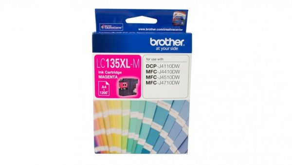 Genuine Brother LC-135XL Magenta ink cartridge - 1,200 pages
