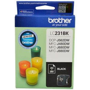 Genuine Brother LC-231 Black ink cartridge - 260 pages