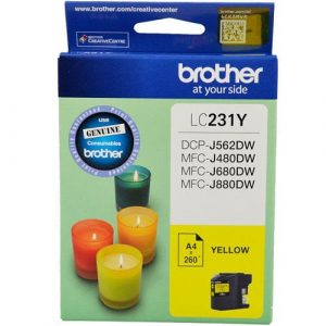 Genuine Brother LC-231 Yellow ink cartridge - 260 pages