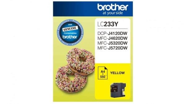 Genuine Brother LC-233 Yellow ink cartridge - 550 pages
