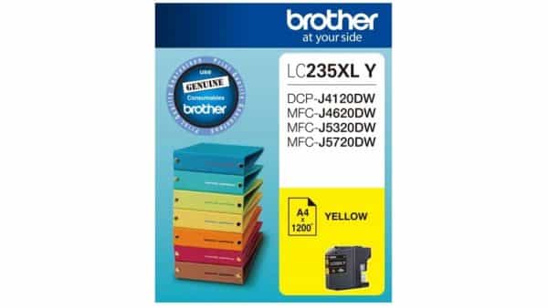 Genuine Brother LC-235XL Yellow ink cartridge - 1,200 pages
