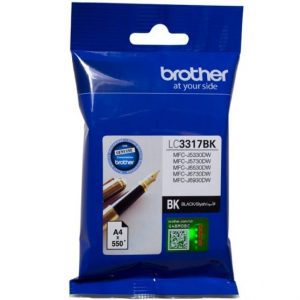 Genuine Brother LC-3317 Black ink cartridge - 550 pages