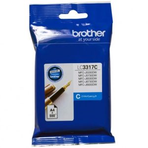 Genuine Brother LC-3317 Cyan ink cartridge - 550 pages