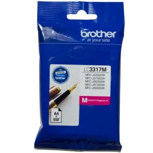 Genuine Brother LC-3317 Magenta ink cartridge - 550 pages