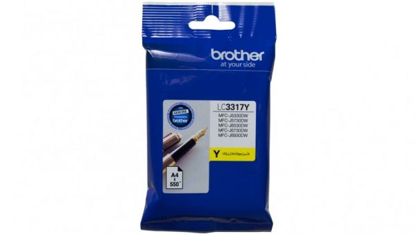 Genuine Brother LC-3317 Yellow ink cartridge - 550 pages