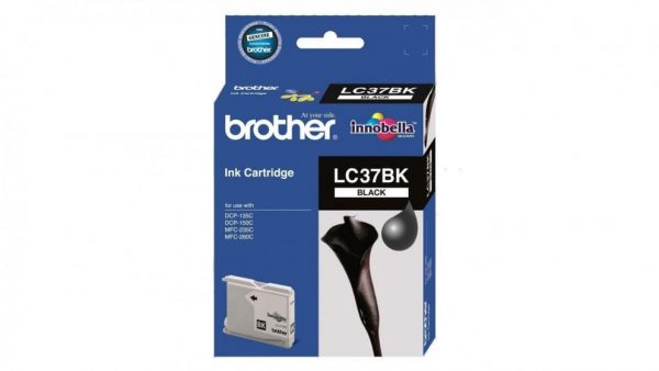 Genuine Brother LC-37 Black ink cartridge - 350 pages