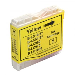Compatible Brother LC-37/LC-57 Yellow ink cartridge - 450 pages