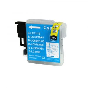 Compatible Brother LC-38/LC-67 Cyan ink cartridge - 1200 pages