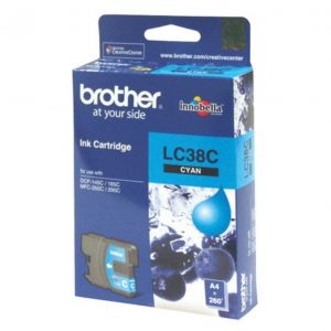Genuine Brother LC-38 Cyan ink cartridge - 260 pages